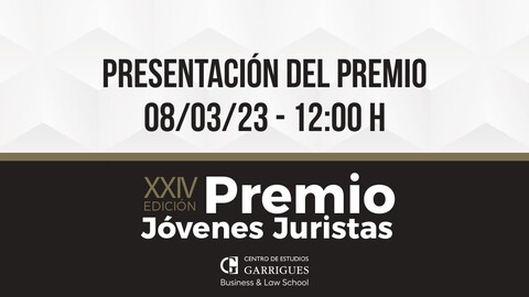 Invitació al premi Joves Juristes